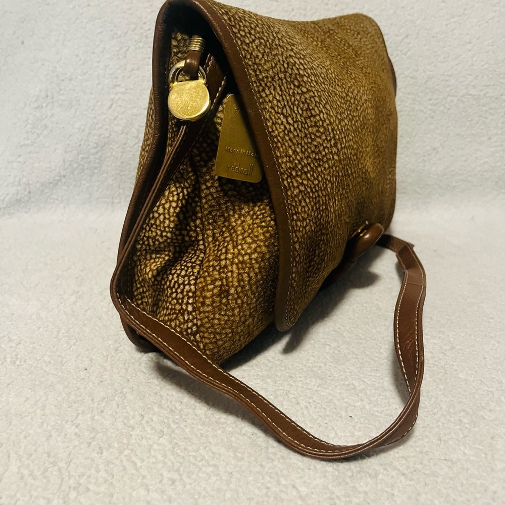 Borbonese Quail Suede Shoulder Bag - Picture 7 of 12